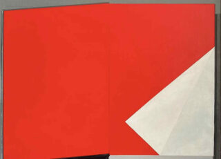 Turned sheet, huile sur toile, 41 x 35 cm, Liu Xiaodong, 202