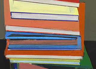 Untitle, acrylique sur toile, 30 x 50 cm, 2024, Liu Xiaodong